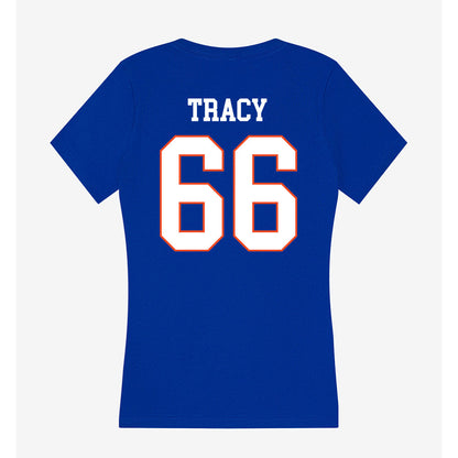Boise State - NCAA Football : Jacob Tracy - Women's V-Neck T-Shirt-1