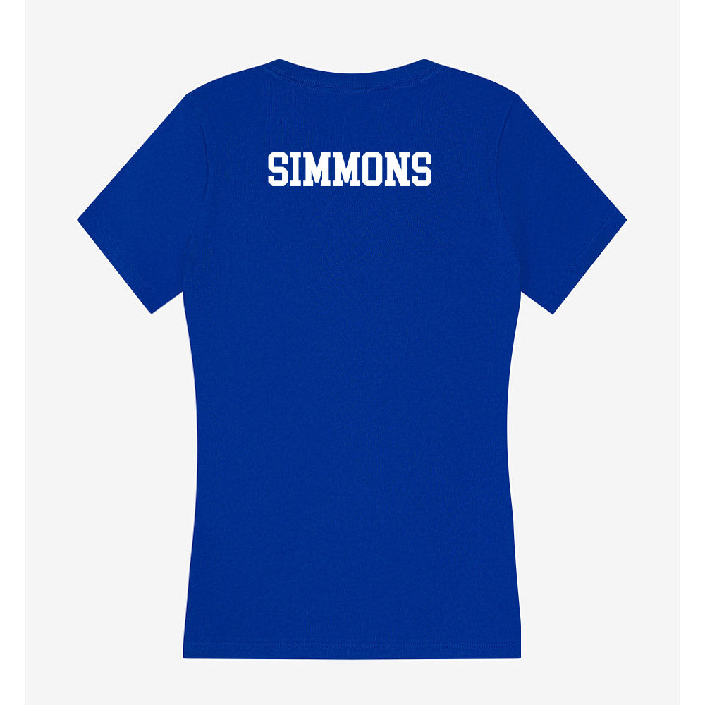 Boise State - NCAA Women's Track & Field : Aayden Simmons - Women's V-Neck T-Shirt-1