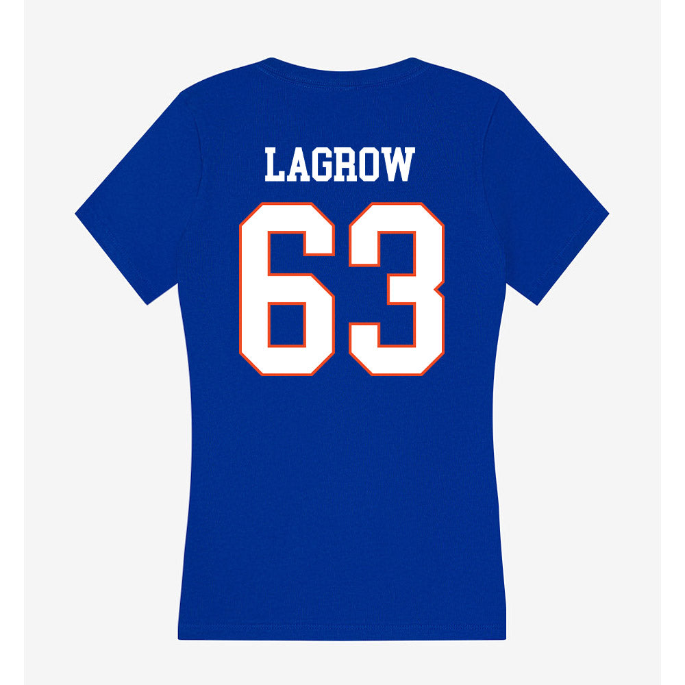 Boise State - NCAA Football : Connor LaGrow - Women's V-Neck T-Shirt-1