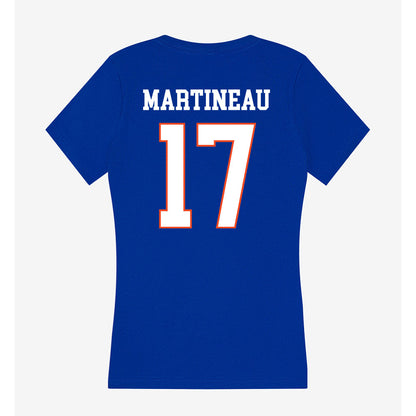 Boise State - NCAA Football : Clay Martineau - Women's V-Neck T-Shirt-1