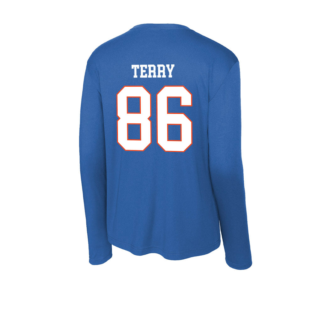 Boise State - NCAA Football : Austin Terry - Activewear Long Sleeve T-Shirt-1