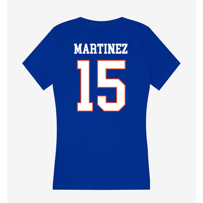 Boise State - NCAA Football : Zeke Martinez - Women's V-Neck T-Shirt-1
