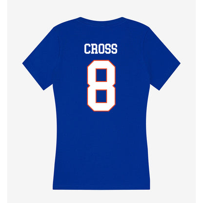 Boise State - NCAA Women's Soccer : Carly Cross - Women's V-Neck T-Shirt-1
