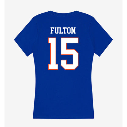Boise State - NCAA Football : Colt Fulton - Women's V-Neck T-Shirt-1