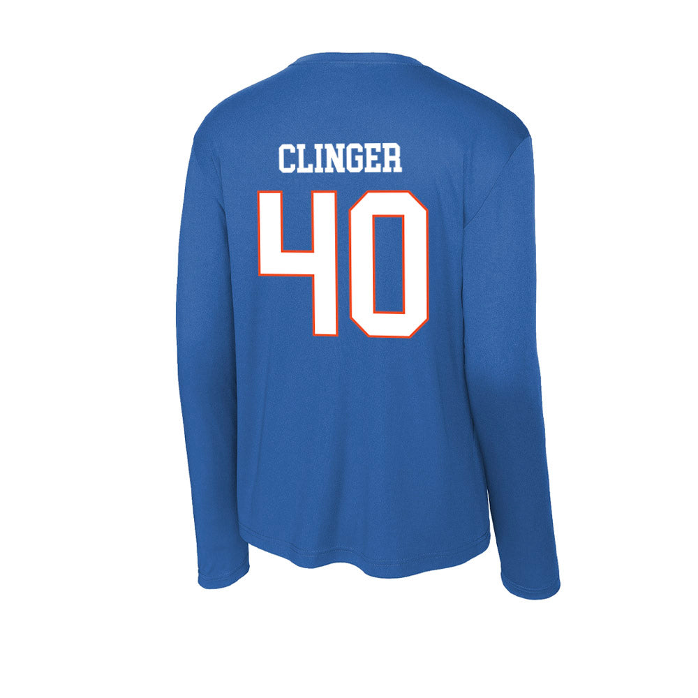Boise State - NCAA Football : Ryker Clinger - Activewear Long Sleeve T-Shirt-1
