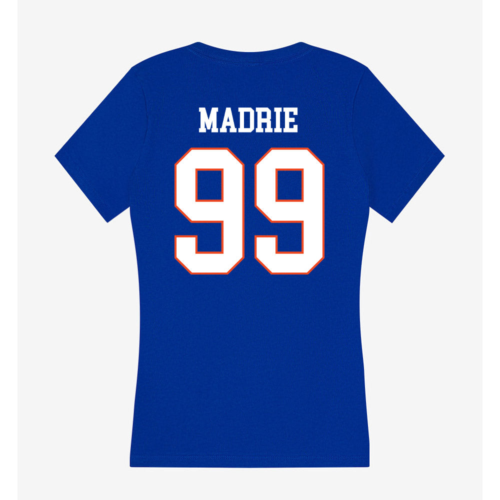 Boise State - NCAA Football : Michael Madrie - Women's V-Neck T-Shirt-1