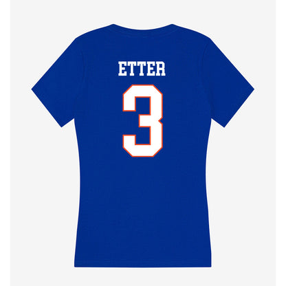 Boise State - NCAA Women's Volleyball : Lilli Etter - Women's V-Neck T-Shirt-1