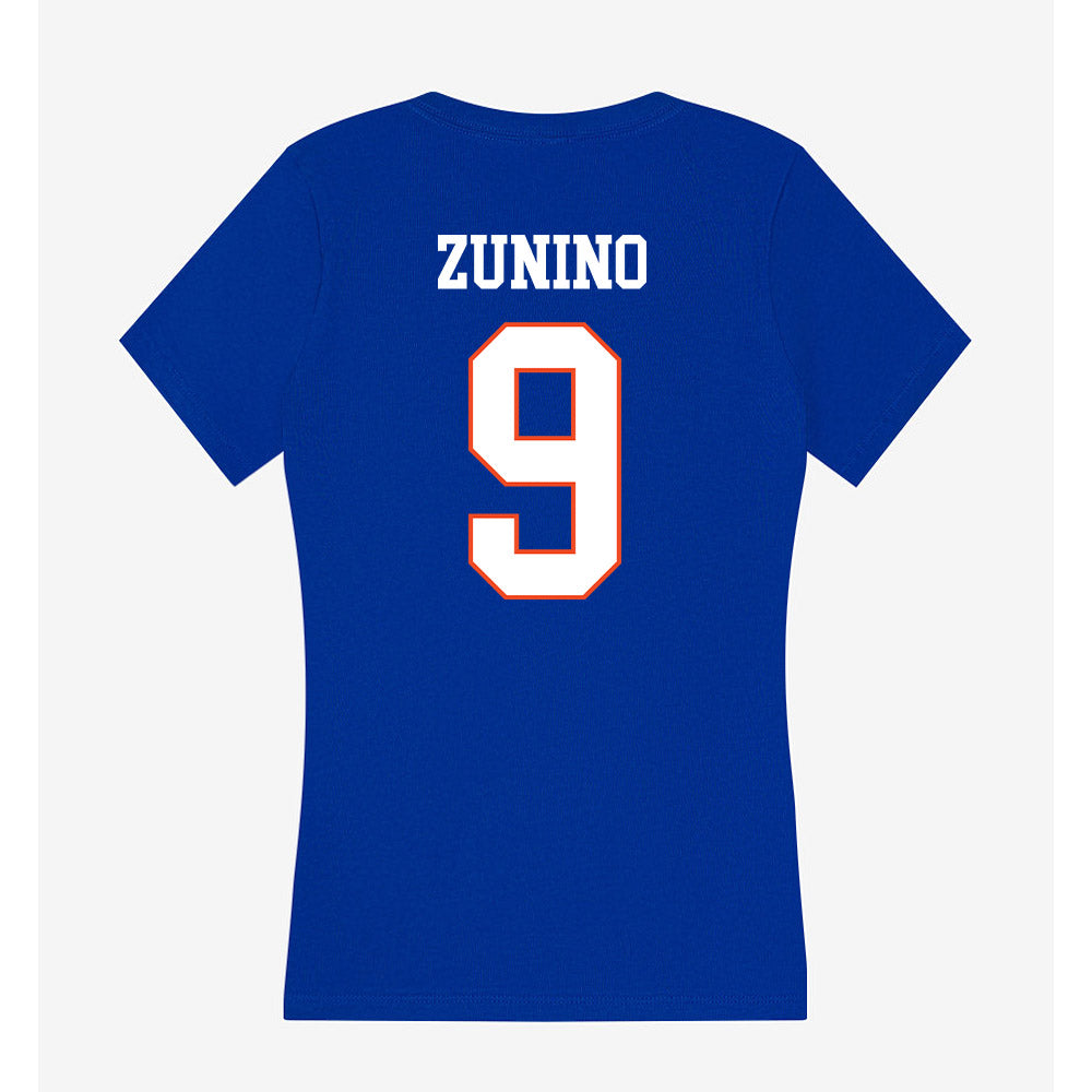 Boise State - NCAA Women's Soccer : Siena Zunino - Women's V-Neck T-Shirt-1