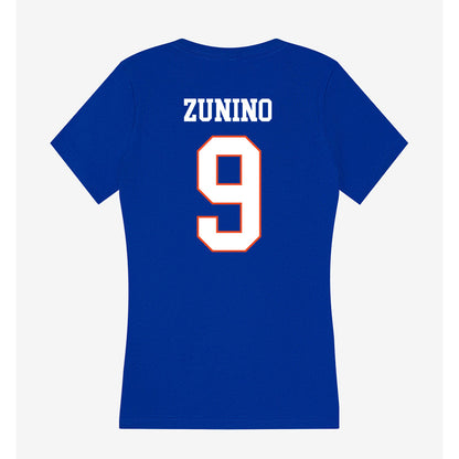 Boise State - NCAA Women's Soccer : Siena Zunino - Women's V-Neck T-Shirt-1