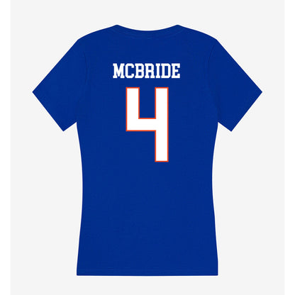 Boise State - NCAA Women's Soccer : Avery McBride - Women's V-Neck T-Shirt-1