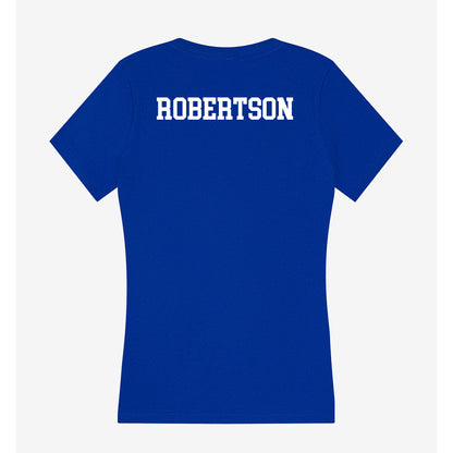 Boise State - NCAA Women's Track & Field : Kaiya Robertson - Women's V-Neck T-Shirt-1