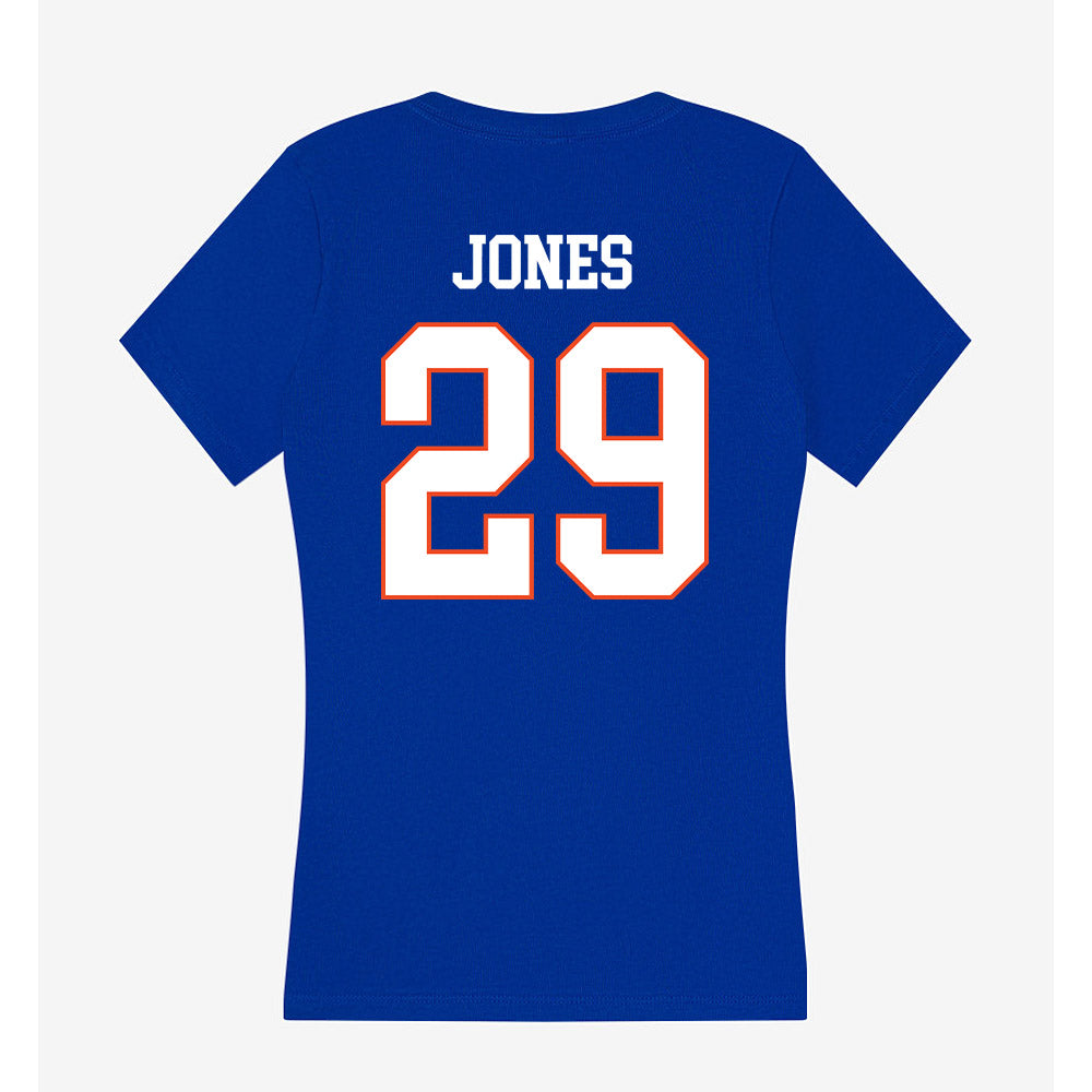 Boise State - NCAA Football : AJ Jones - Women's V-Neck T-Shirt-1
