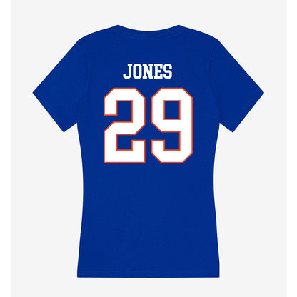Boise State - NCAA Football : AJ Jones - Women's V-Neck T-Shirt-1