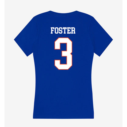 Boise State - NCAA Women's Soccer : Desiree Foster - Women's V-Neck T-Shirt-1