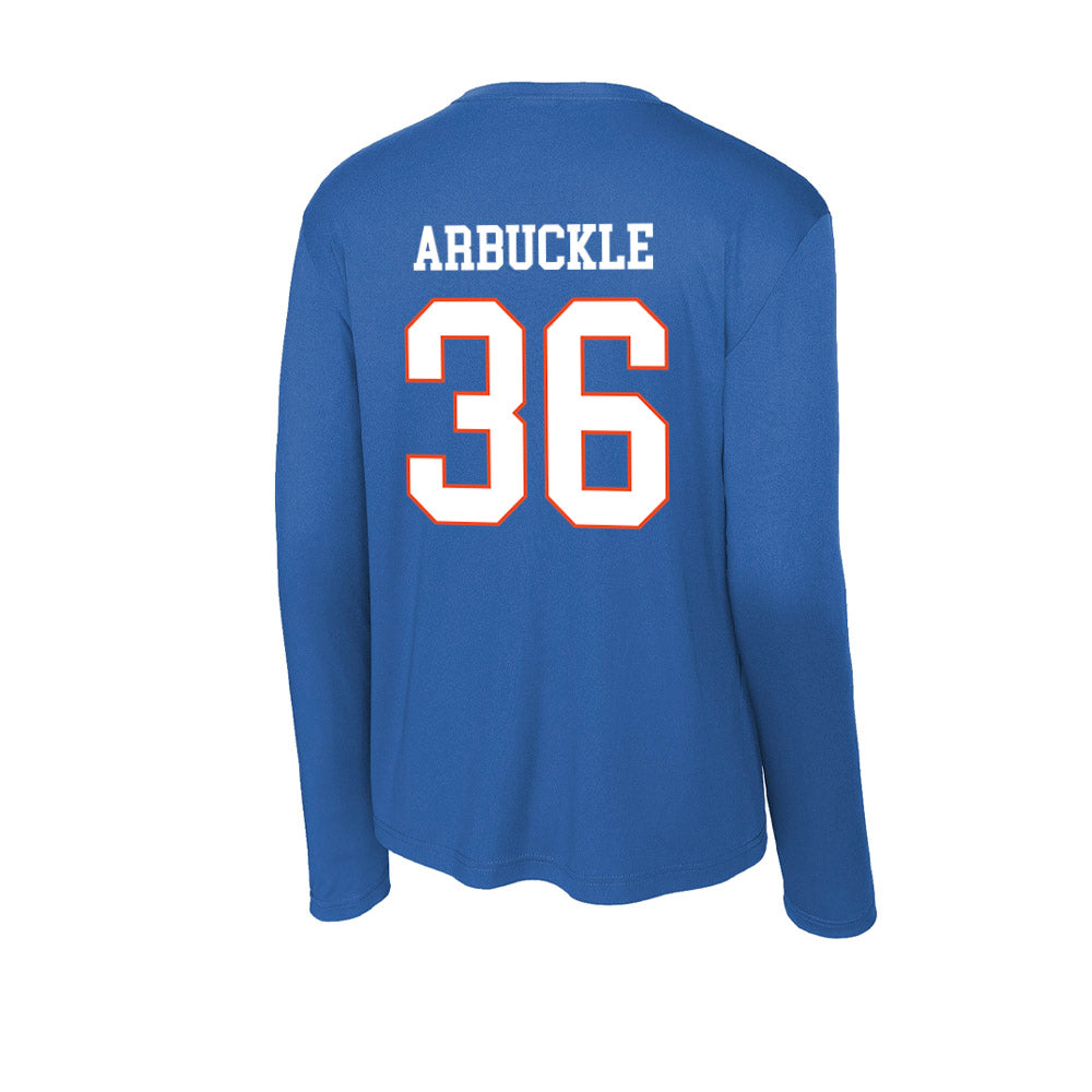 Boise State - NCAA Football : Jacob Arbuckle - Activewear Long Sleeve T-Shirt-1