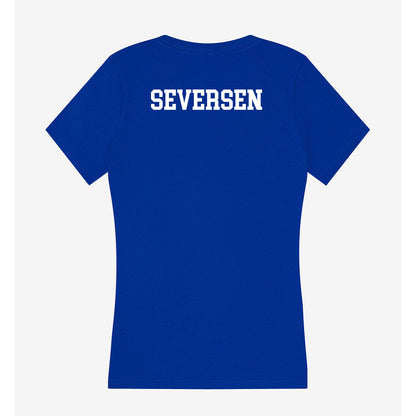Boise State - NCAA Men's Tennis : Michael Seversen - Women's V-Neck T-Shirt-1