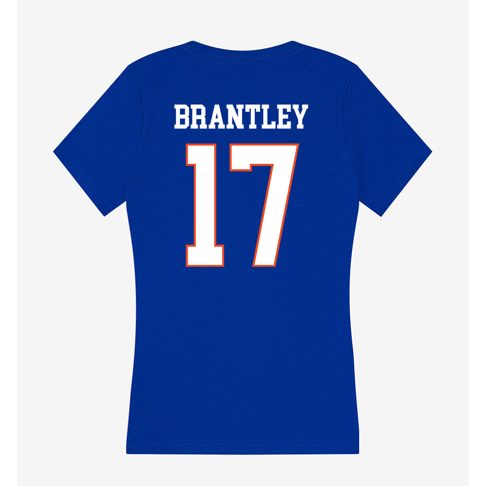 Boise State - NCAA Football : Logan Brantley - Women's V-Neck T-Shirt-1