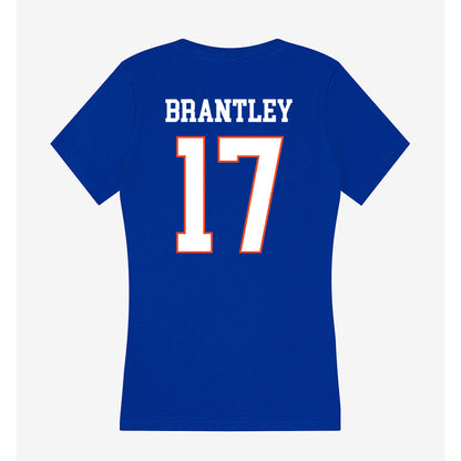 Boise State - NCAA Football : Logan Brantley - Women's V-Neck T-Shirt-1