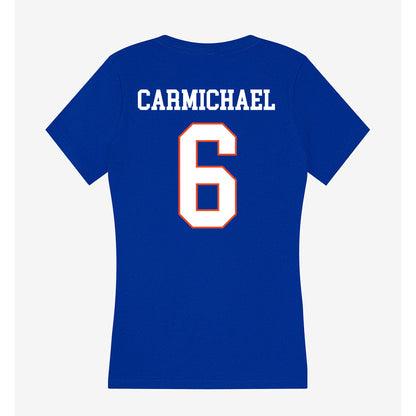 Boise State - NCAA Men's Basketball : Pearson Carmichael - Women's V-Neck T-Shirt-1