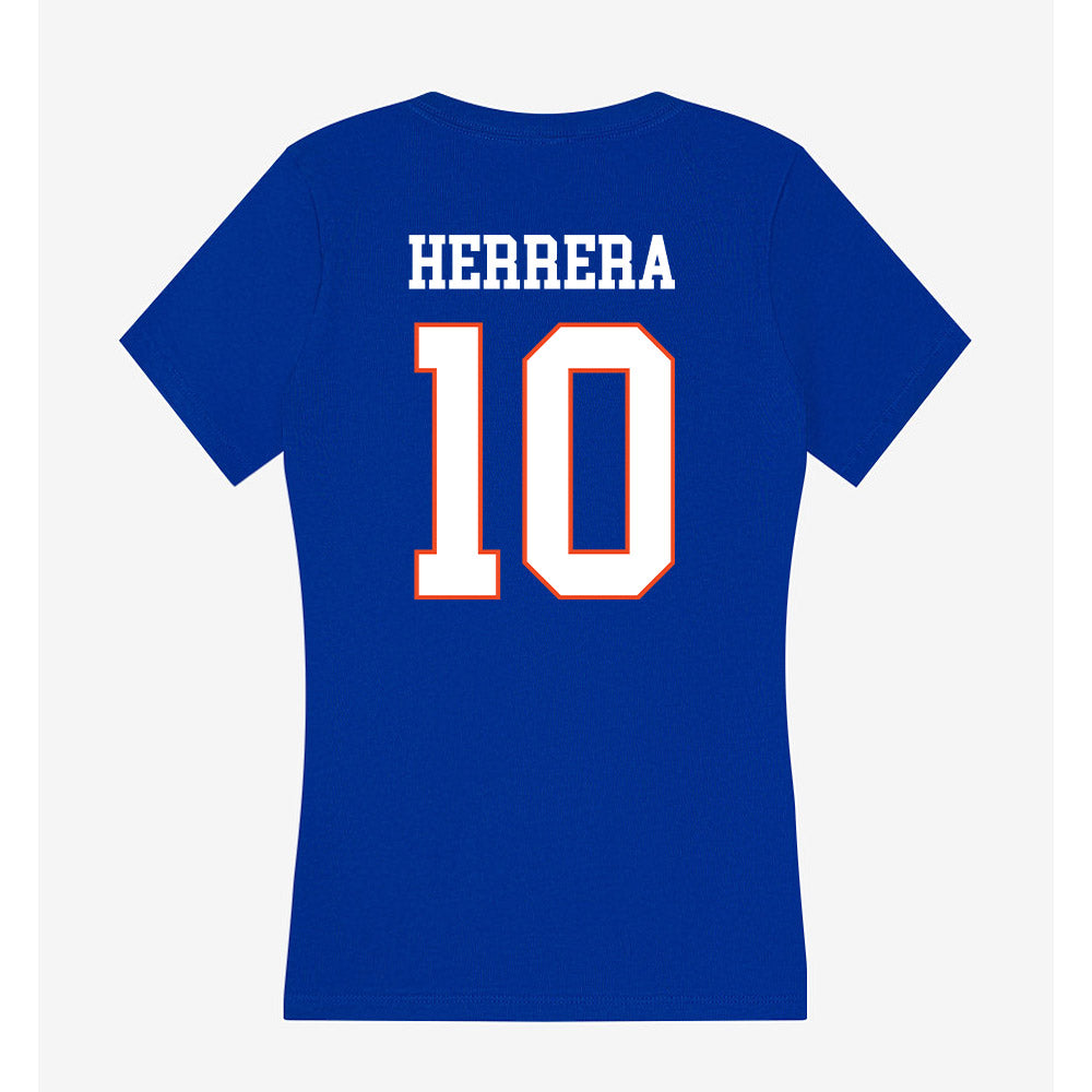 Boise State - NCAA Football : Cash Herrera - Women's V-Neck T-Shirt-1