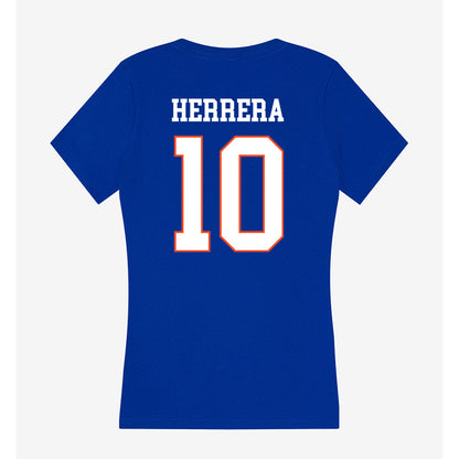 Boise State - NCAA Football : Cash Herrera - Women's V-Neck T-Shirt-1