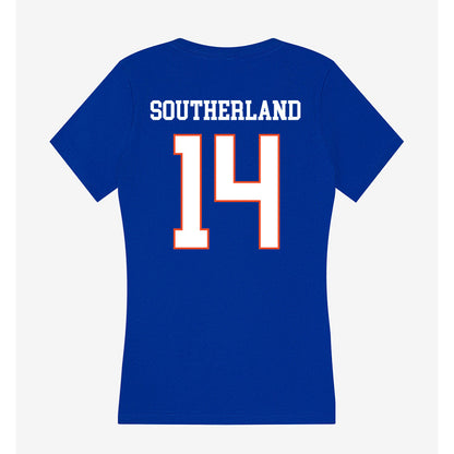 Boise State - NCAA Softball : Hailey Southerland - Women's V-Neck T-Shirt-1
