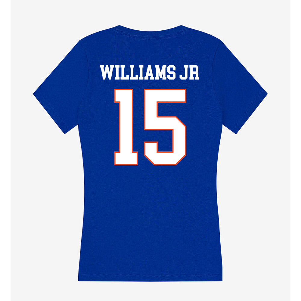 Boise State - NCAA Football : Qumonte Williams Jr - Women's V-Neck T-Shirt-1