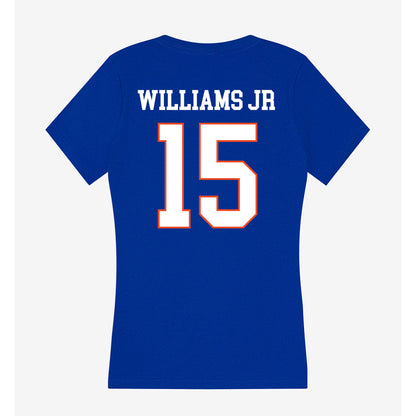 Boise State - NCAA Football : Qumonte Williams Jr - Women's V-Neck T-Shirt-1