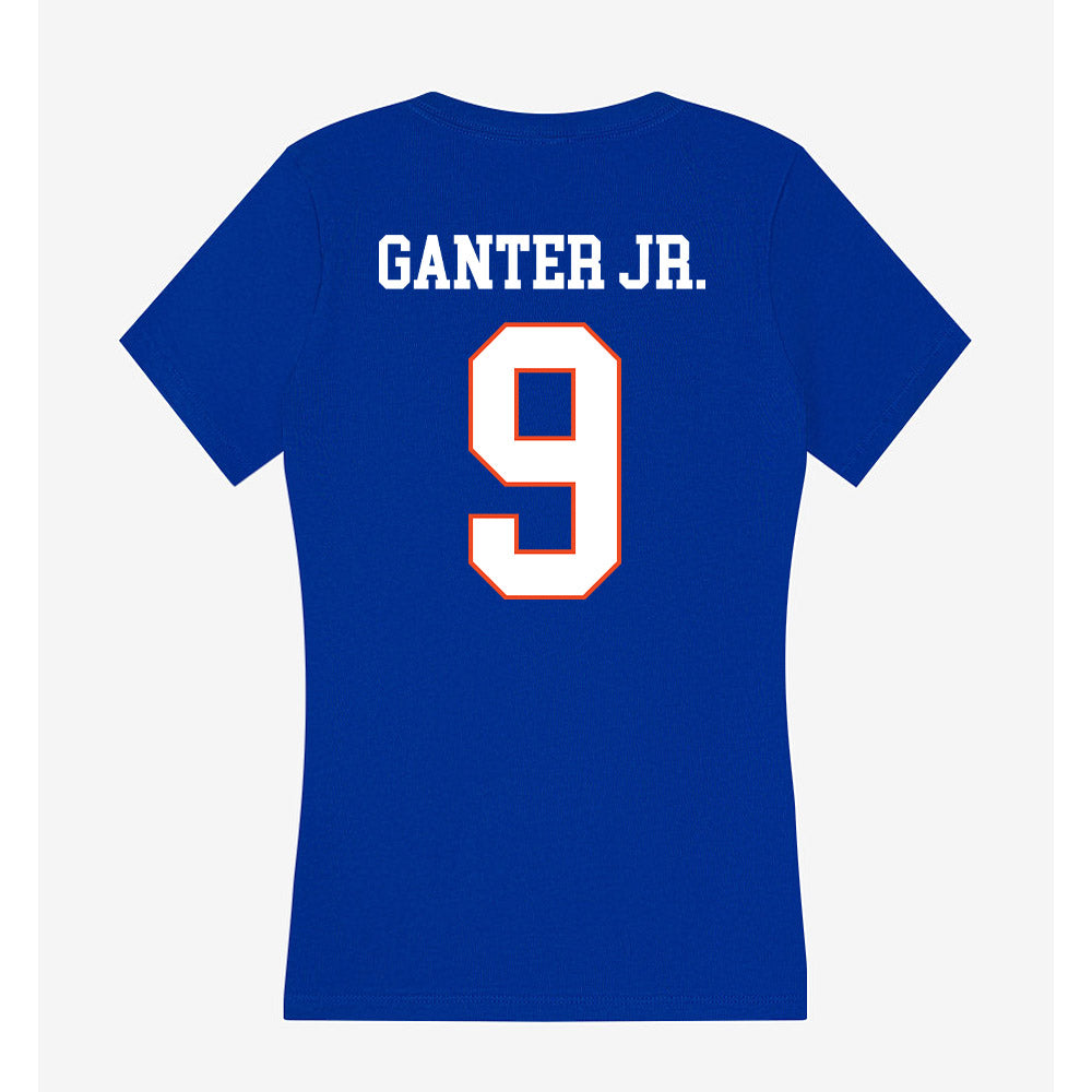 Boise State - NCAA Football : Derek Ganter Jr. - Women's V-Neck T-Shirt-1