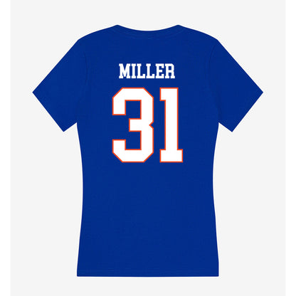 Boise State - NCAA Football : Cole Miller - Women's V-Neck T-Shirt-1