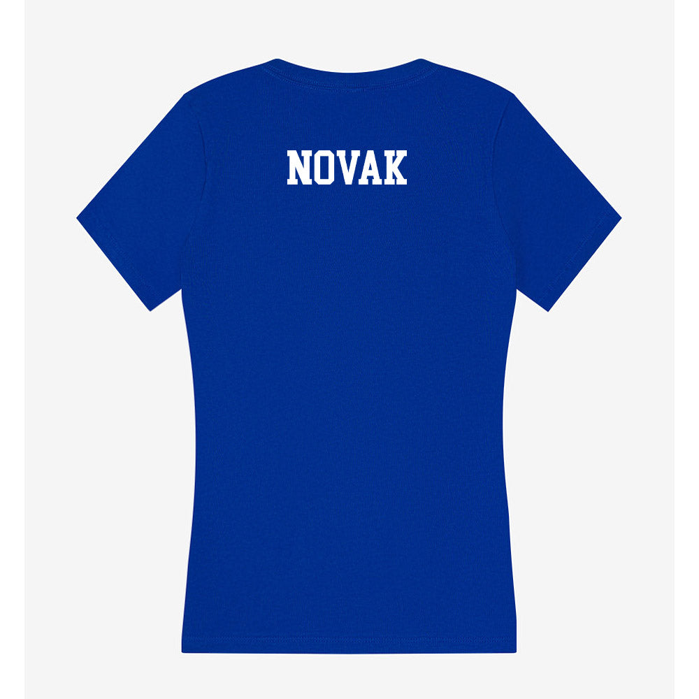 Boise State - NCAA Women's Track & Field : Nanette Novak - Women's V-Neck T-Shirt-1