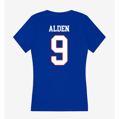 Boise State - NCAA Beach Volleyball : Allyson Alden - Women's V-Neck T-Shirt-1