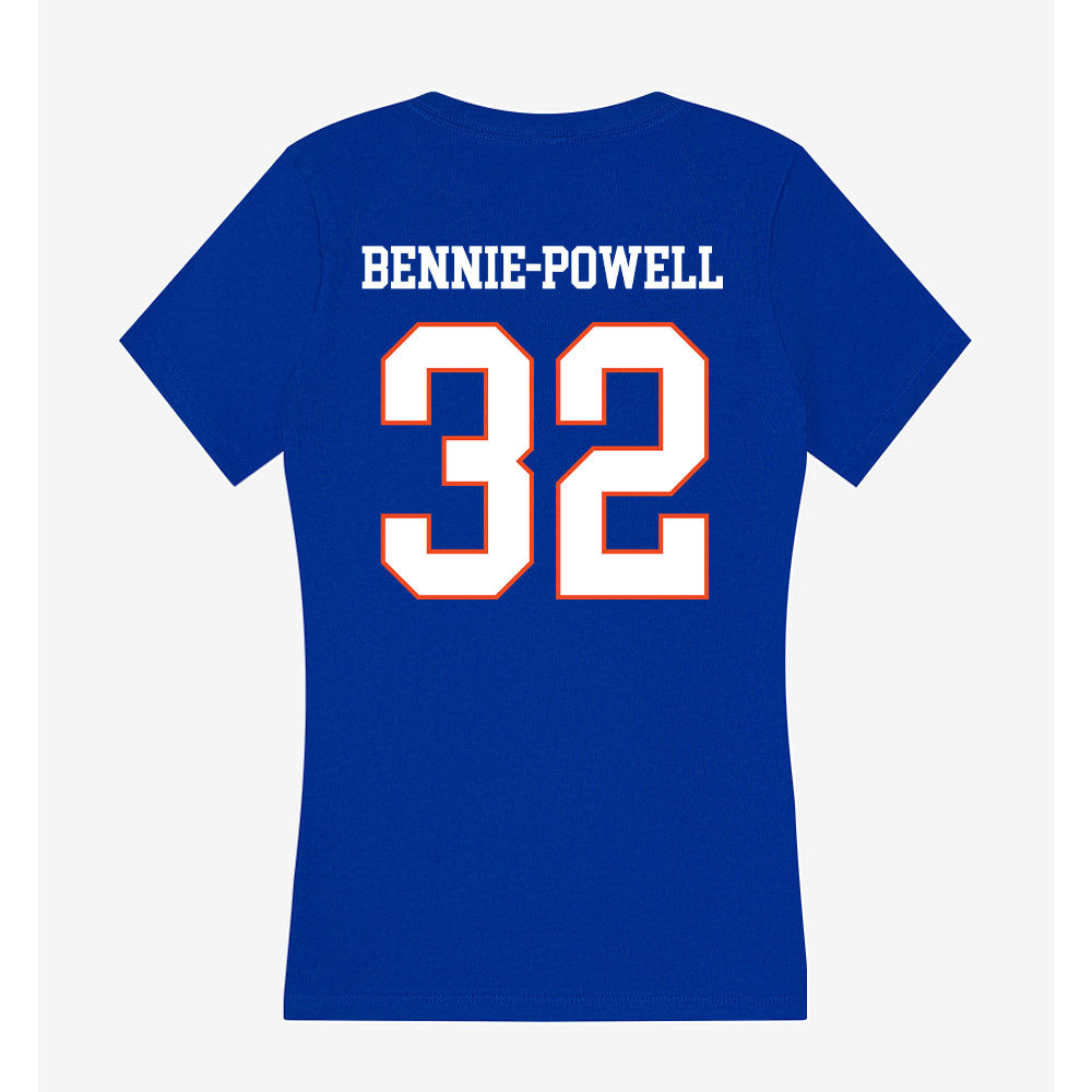 Boise State - NCAA Football : Taebron Bennie-Powell - Women's V-Neck T-Shirt-1