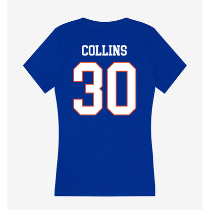 Boise State - NCAA Women's Soccer : Natalie Collins - Women's V-Neck T-Shirt-1