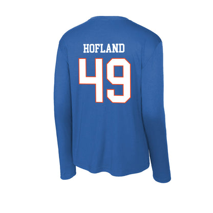 Boise State - NCAA Football : Beckham Hofland - Activewear Long Sleeve T-Shirt-1