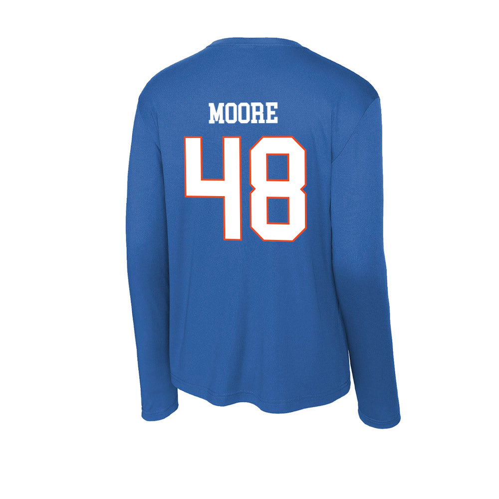 Boise State - NCAA Football : Canaan Moore - Activewear Long Sleeve T-Shirt-1