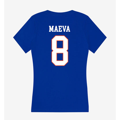 Boise State - NCAA Women's Volleyball : Tehya Maeva - Women's V-Neck T-Shirt-1
