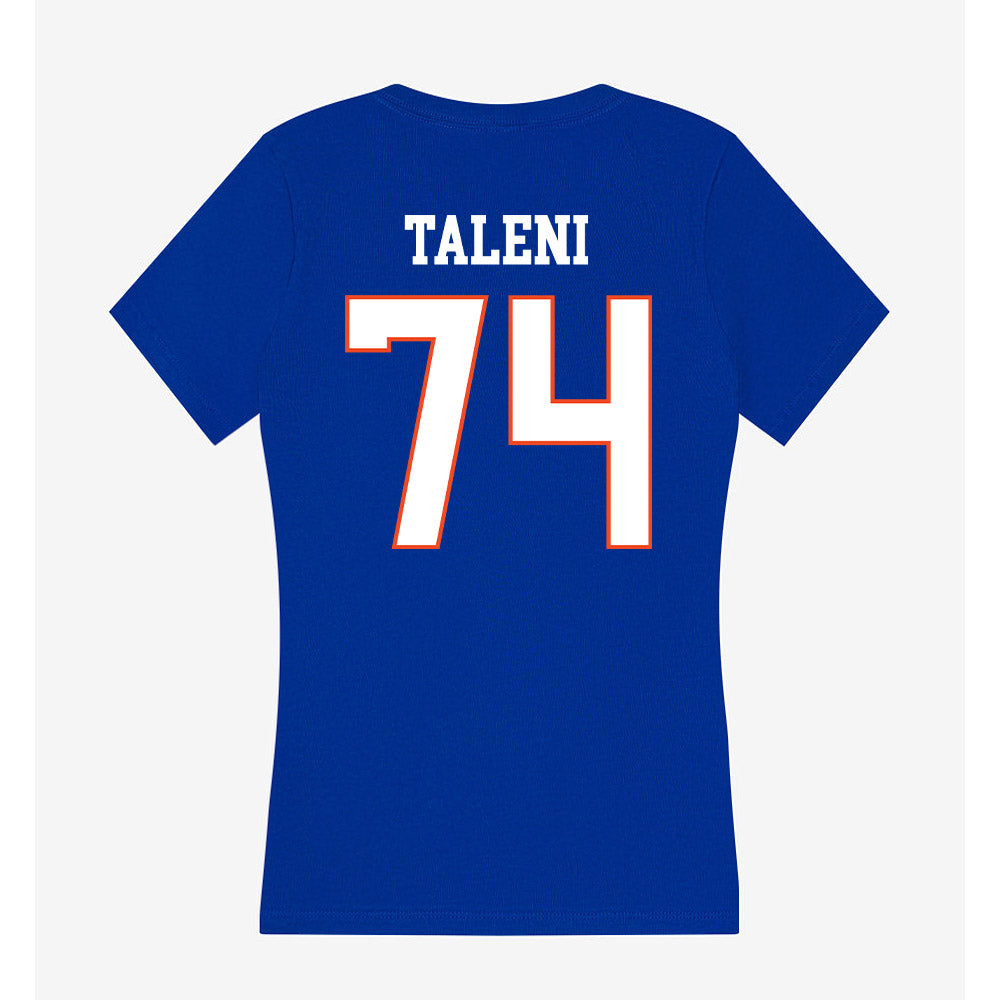 Boise State - NCAA Football : Alma Taleni - Women's V-Neck T-Shirt-1