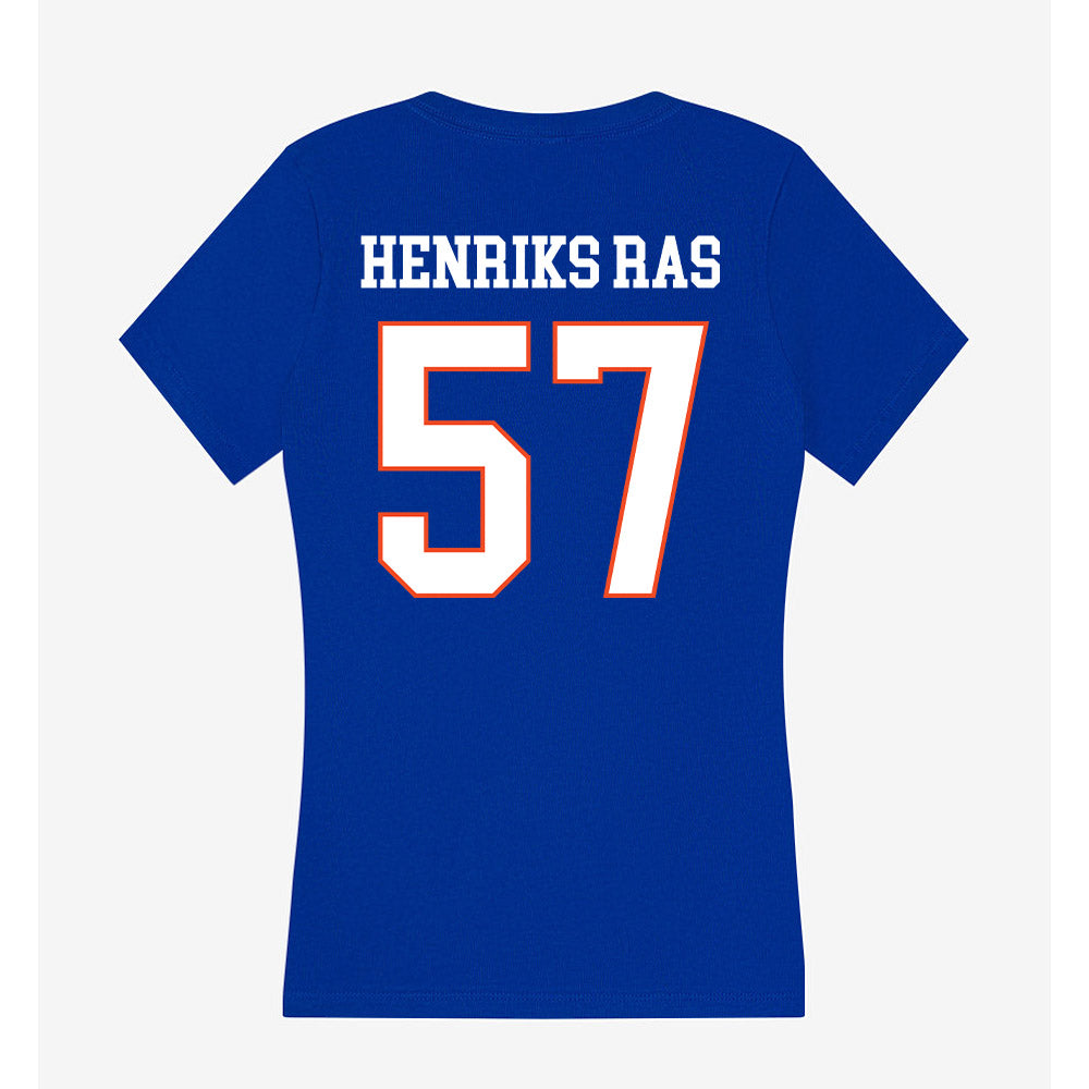 Boise State - NCAA Football : Gustaf Henriks Ras - Women's V-Neck T-Shirt-1