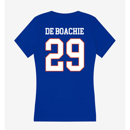 Boise State - NCAA Football : Arthur de Boachie - Women's V-Neck T-Shirt-1