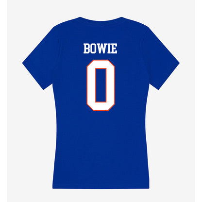 Boise State - NCAA Men's Basketball : Julian Bowie - Women's V-Neck T-Shirt-1