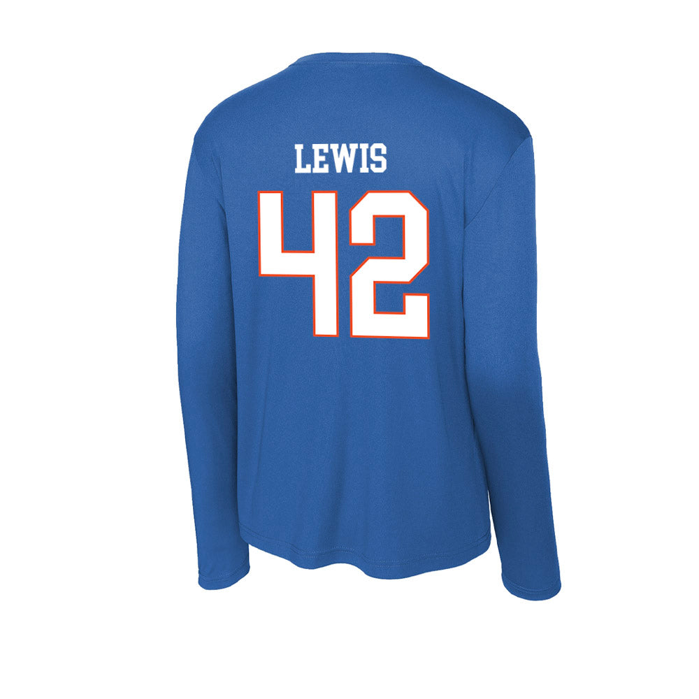 Boise State - NCAA Football : Zyhaire Lewis - Activewear Long Sleeve T-Shirt-1