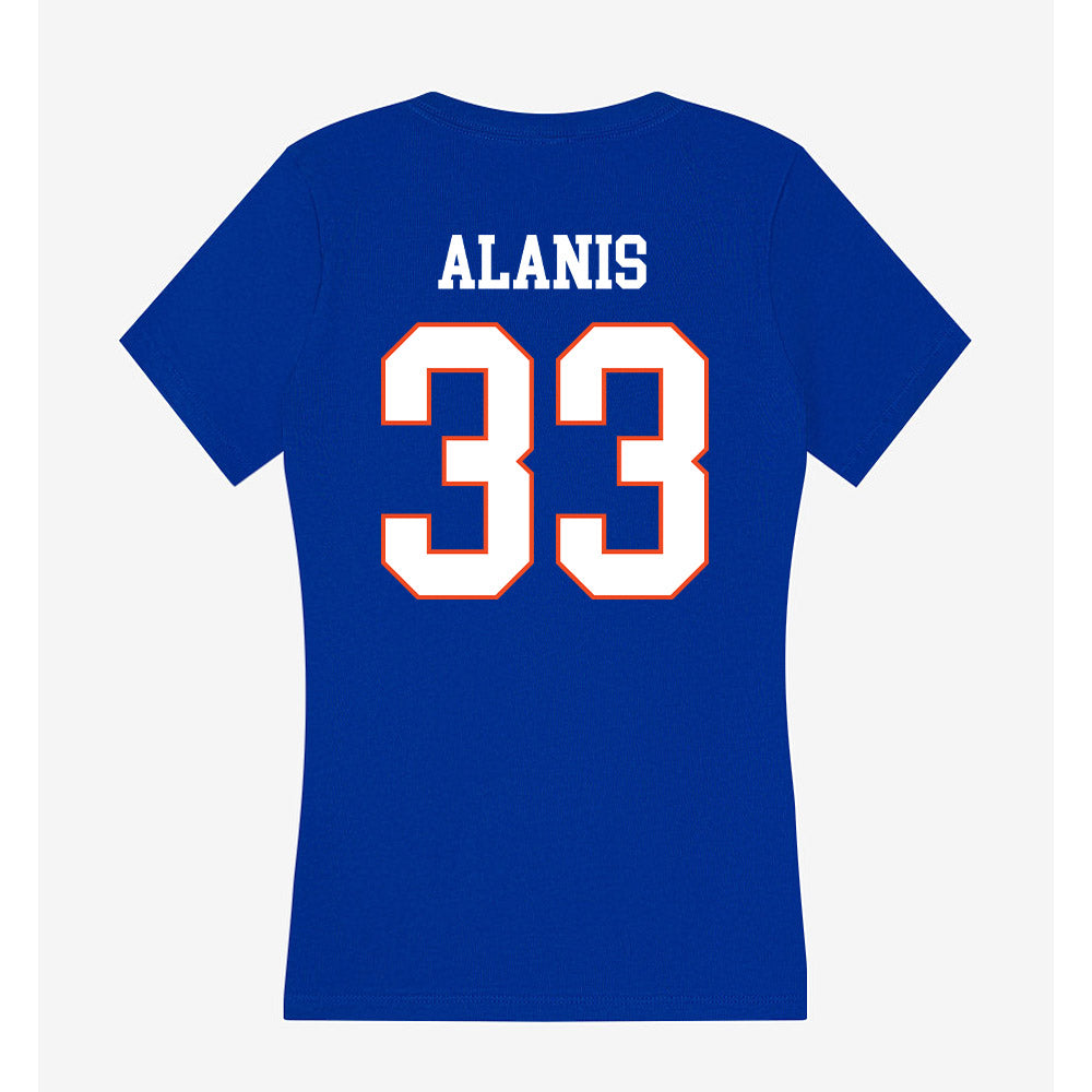 Boise State - NCAA Football : Josiah Alanis - Women's V-Neck T-Shirt-1