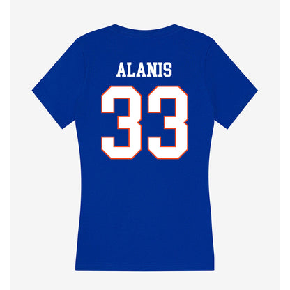 Boise State - NCAA Football : Josiah Alanis - Women's V-Neck T-Shirt-1