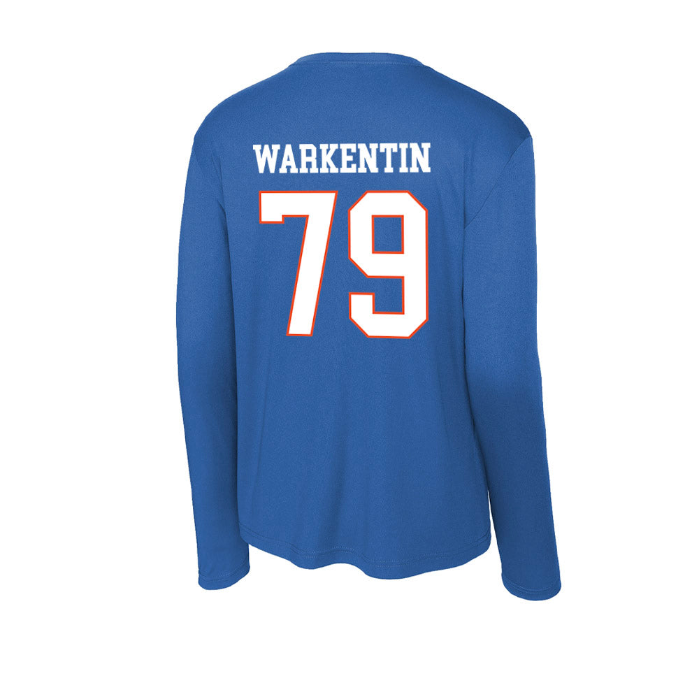 Boise State - NCAA Football : Connor Warkentin - Activewear Long Sleeve T-Shirt-1