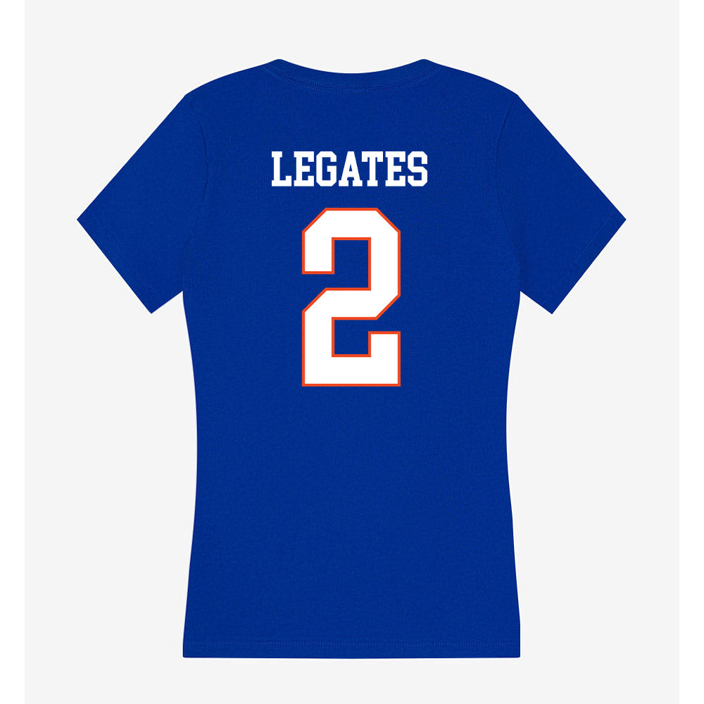 Boise State - NCAA Women's Volleyball : Jenelle Legates - Women's V-Neck T-Shirt-1