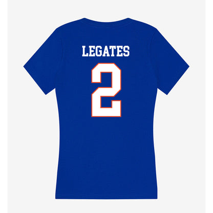 Boise State - NCAA Women's Volleyball : Jenelle Legates - Women's V-Neck T-Shirt-1