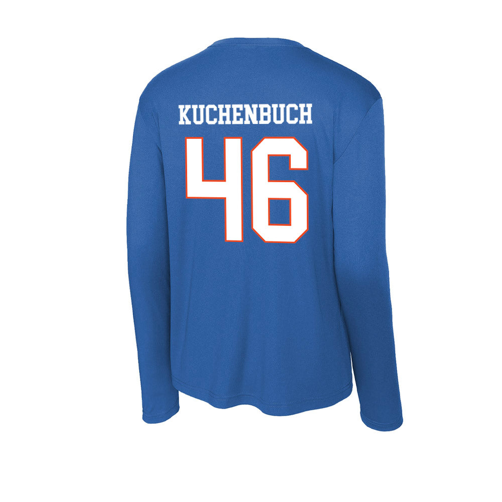 Boise State - NCAA Football : Carter Kuchenbuch - Activewear Long Sleeve T-Shirt-1