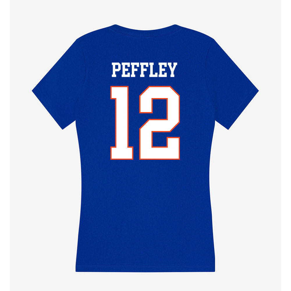 Boise State - NCAA Softball : Grace Peffley - Women's V-Neck T-Shirt-1