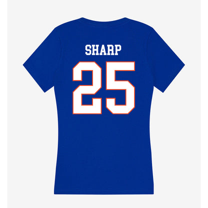 Boise State - NCAA Women's Volleyball : Eliza Sharp - Women's V-Neck T-Shirt-1